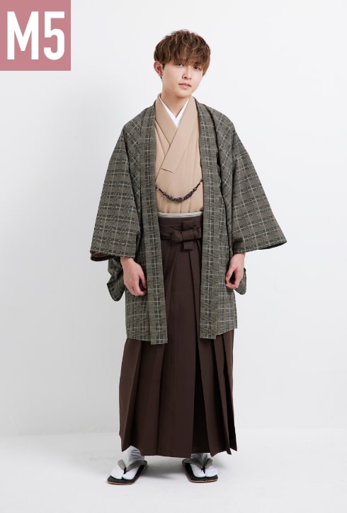 男子成人 着物・羽織袴衣装写真《レトロ・モード系》