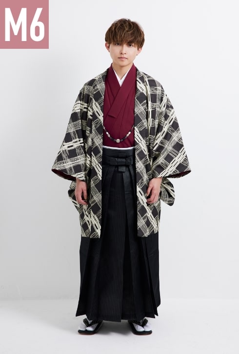 男子成人 着物・羽織袴衣装写真《レトロ・モード系》